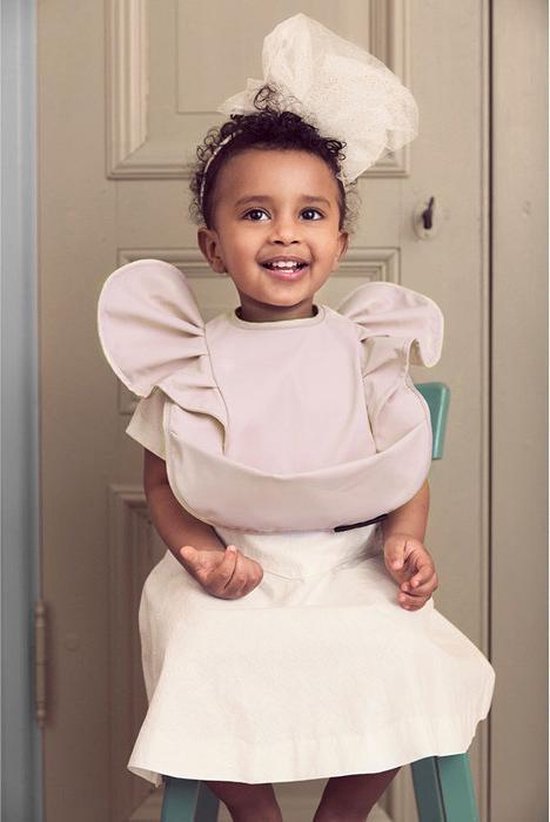 Elodie slab- Slabbetjes- Slabbertjes baby- Slab - Powder Pink van Elodie — afbeelding 2