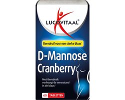 Lucovitaal D-Mannose Cranberry Blaasfunctie - 60 tabletten