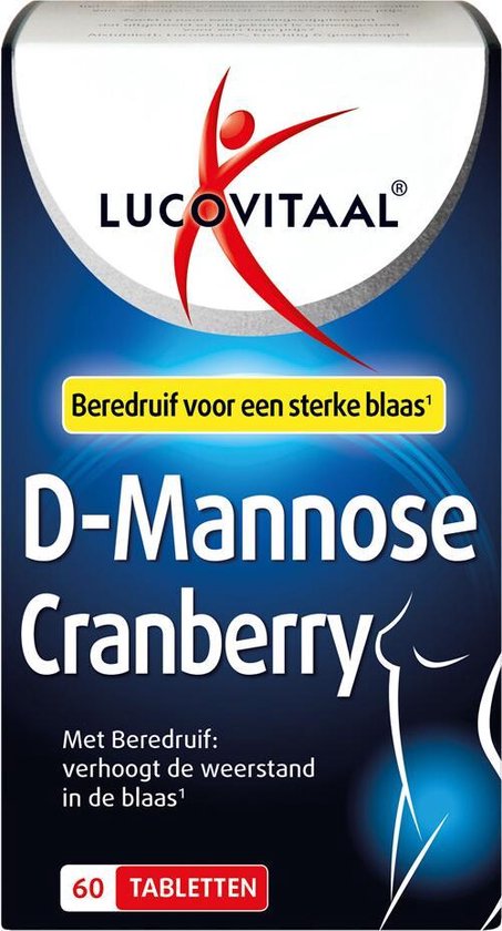 Lucovitaal D-Mannose Cranberry Blaasfunctie - 60 tabletten