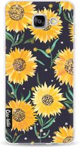 Casetastic Samsung Galaxy A5 (2016) Hoesje - Softcover Hoesje met Design - Sunflowers Print