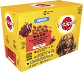 Pedigree Senior in Gelei Honden Natvoer - Vlees en gevogelte in Gelei - 48 x 100 gram