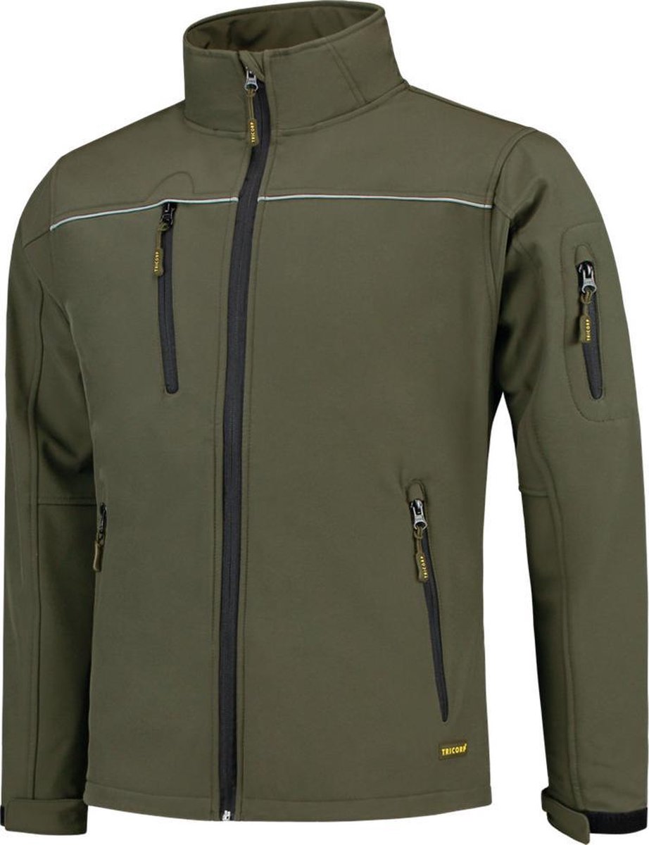 Tricorp Softshell Jack 402006 - Mannen - Leger - XXL