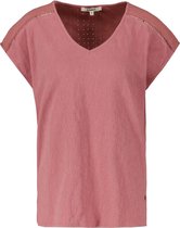 Garcia Dames T-shirt Roze - Maat L