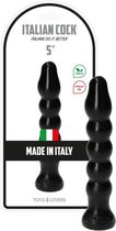 Anale Dildo Gaio - 13 cm - Made in Italy - Biobased - Ftalaten vrij - Zwart