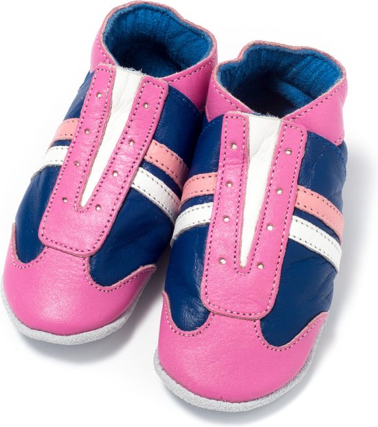 Babyschoentjes jogger roze blauw