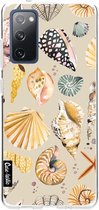 Casetastic Samsung Galaxy S20 FE 4G/5G Hoesje - Softcover Hoesje met Design - Sea Shells Sand Print