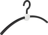 De Kledinghanger Gigant - 2 x Garderobehanger Point kunststof zwart / wit, 45 cm