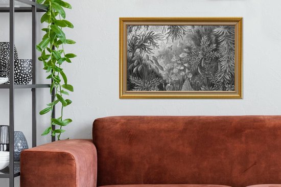 Oeuvre de Peinture sur Toile - Maîtres Anciens - Cadres - Or - 90x60 cm - Art Décoration murale