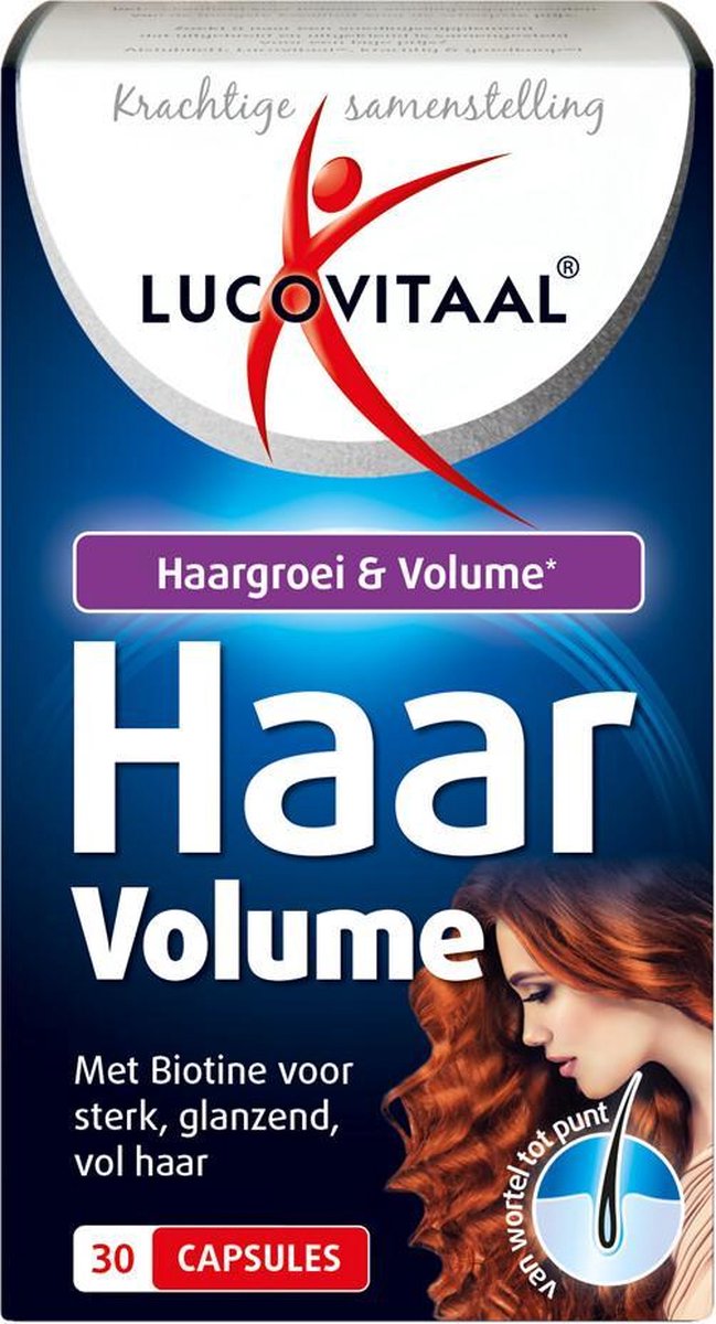 Lucovitaal Haar Groei & Volume Voedingssupplement - 30 Capsules