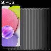 Voor Samsung Galaxy A03s 50 PCS 0.26mm 9H 2.5D Gehard Glas Film