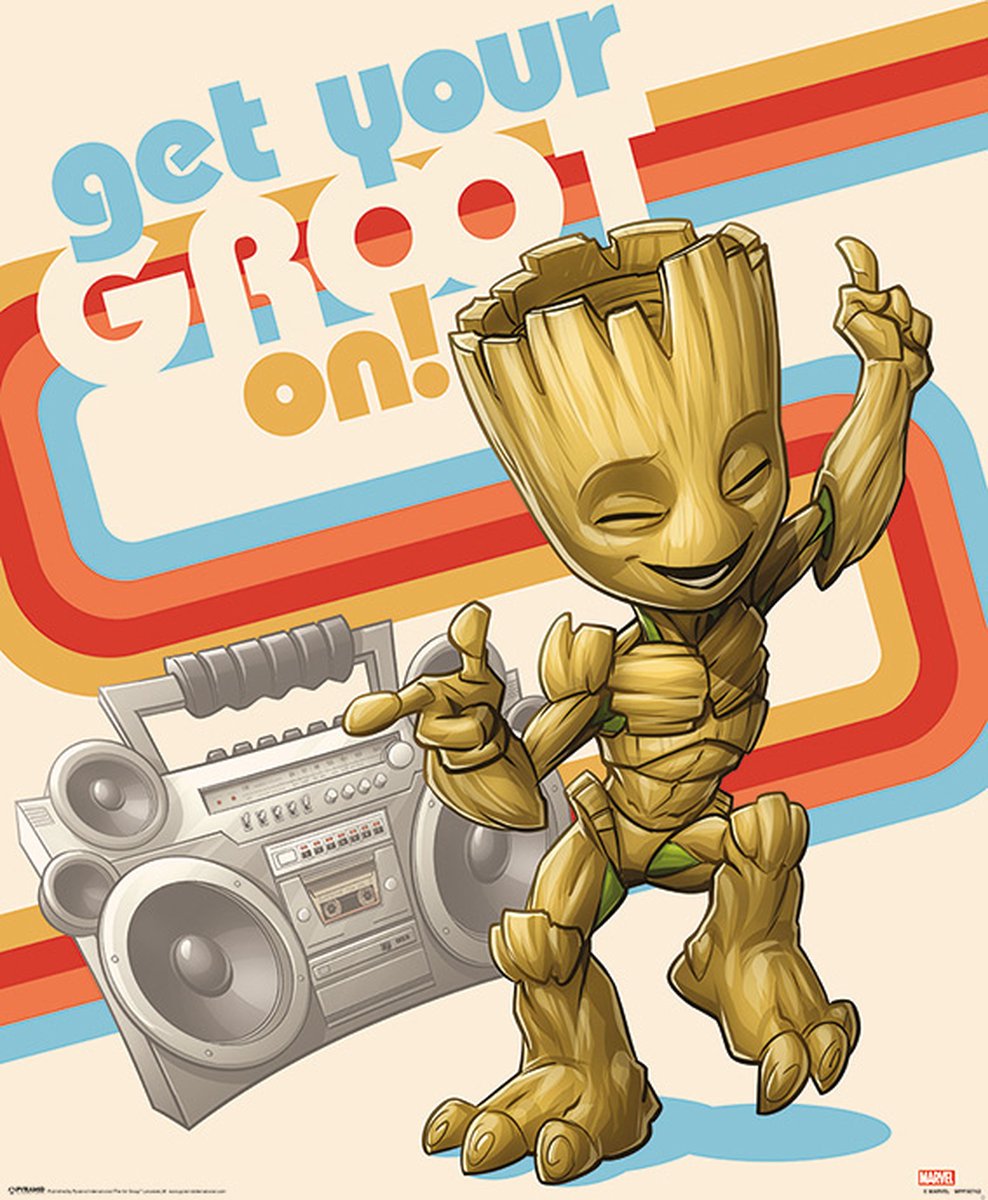 Guardian of the Galaxy Vol.2 Get Your Groot On - Mini Poster