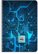 Must Notitieboek #1 Processor 17 X 25 Cm Blauw 60 Pagina's