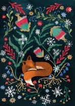 Sleepy Fox Greeting Card (GCX 906)