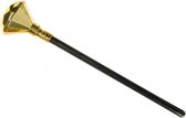 koningsscepter zwart/goud 41 cm