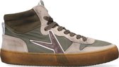 Archivio,22 541 Hoge sneakers - Leren Sneaker - Dames - Groen - Maat 39