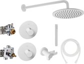 Ben Lavion Actie inbouw regendoucheset Mat wit