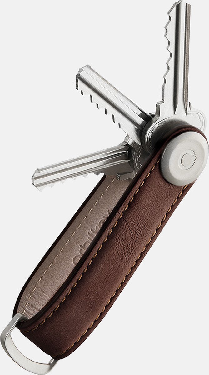 Orbitkey Sleutelhouder / Sleutelhanger - Leather Key Organiser 2.0 - Bruin