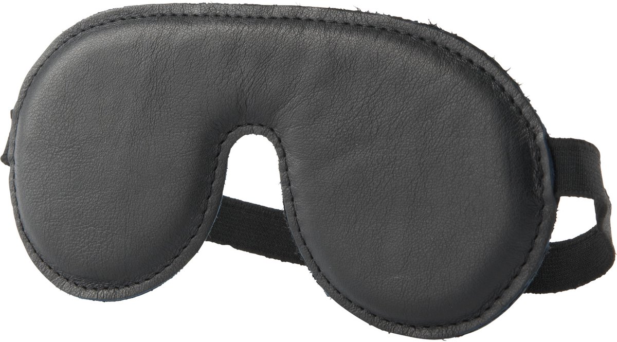 Goedkoopste Zwart leren oogmasker