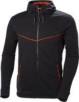 Helly Hansen Chelsea Evolution Hoodie - Zwart | Oranje - XXL