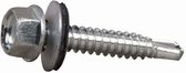 Schroevenkit 5,5 x 22 mm Zeshoekig (100 uds) (Gerececonditioneerd D)