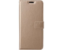 Bookcase Geschikt voor: OnePlus Nord 2 5G - Goud - portemonnee hoesje