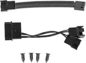 Box ventilator NOX NXHUMMERF120LR HFAN 12 cm LED Rood