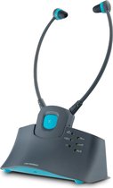 Hoofdtelefoon met microfoon TV METRONIC ‎480183 Blauw (Gerececonditioneerd B)