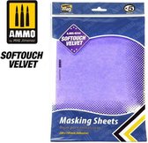 AMMO MIG 8244 Softouch Velvet Masking Sheets - 5pc - 280x195mm Tape