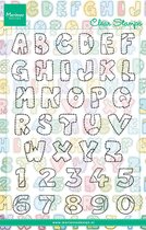 Clear stamp - Stempel - Marianne Design clear stamps patchwork alphabet