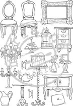 Marianne Design Eline's Clear stamps - Doll house