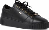 s.Oliver Dames Sneaker 5-5-23666-37 001 zwart Maat: 41 EU