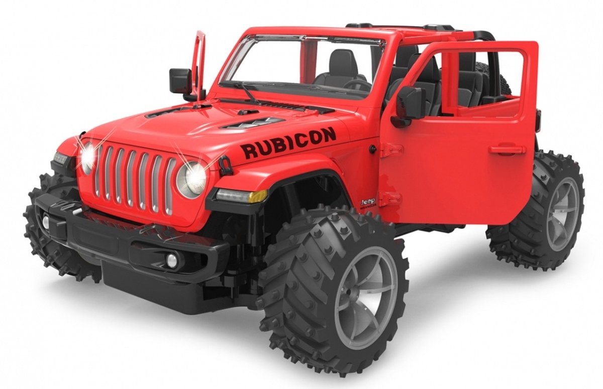 Rastar RC Jeep Wrangler - Bestuurbare auto voor jongens - 1:14 Rood