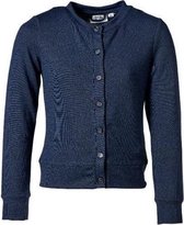 Meisjes vest Marine met knopen | Maat 176/ 16Y