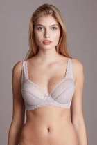 Sophia Dames Lingerie Lace Niet-voorgevormde met beugel BH (12-177) - WINTERSALE - Maat 80C - POEDER