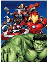 Marvel Avengers Fleece deken Avengers Assemble - 140 x 100 cm - Polyester