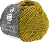 Lana Grossa Cool Wool Big Mélange Gots Donker Olijfgeel nr 208