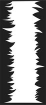 The Crafter's Workshop Slimline Stencil - Gras