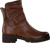 Gabor 092 Enkellaarsjes - Enkelboots met rits - Dames - Cognac - Maat 37