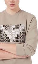 Emporio Armani Heren Eagle Sweater Beige maat L
