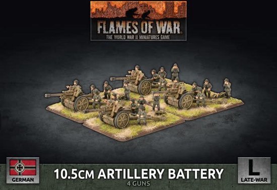 Afbeelding van het spel 10.5cm Artillery Battery (Plastic)