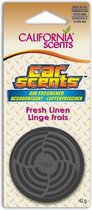 Auto luchtverfrisser California Scents Fresh Linen
