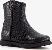 Blue Box meisjes croco enkellaarsjes - Zwart - Maat 24
