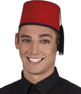 2x stuks marokkaanse thema Carnaval verkleed Fez hoed voor volwassenen