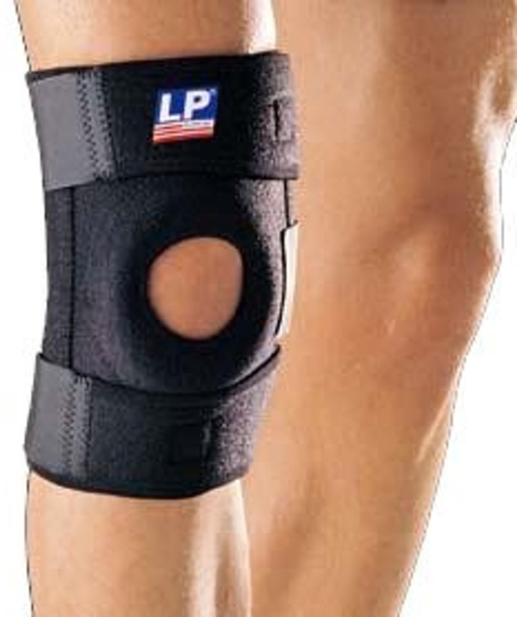 LP Kniebrace Patella met Baleinen 733 - Zwart - Maat One size