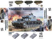 1:35 Border Model BT003 Pz.Kpfw.IV.Ausf.F1 Vorpanzer & Schürzen - 3in1 Plastic kit