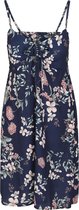 Cassis - Female - Jurk met bloemenprint  - Marineblauw