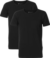Petrol Industries - Heren 2-pack Basic T-shirts Ronde Hals - Zwart - Maat L