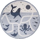 Nattiot - Little Deep Blue Sea Rond Speelkleed/Tapijt  - ∅ 120 cm