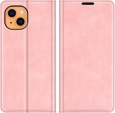 Cazy iPhone 13 Hoesje - Portemonnee Book Case - Kunstleer - Roze