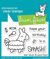 Year Seven Clear Stamps (LF1338)